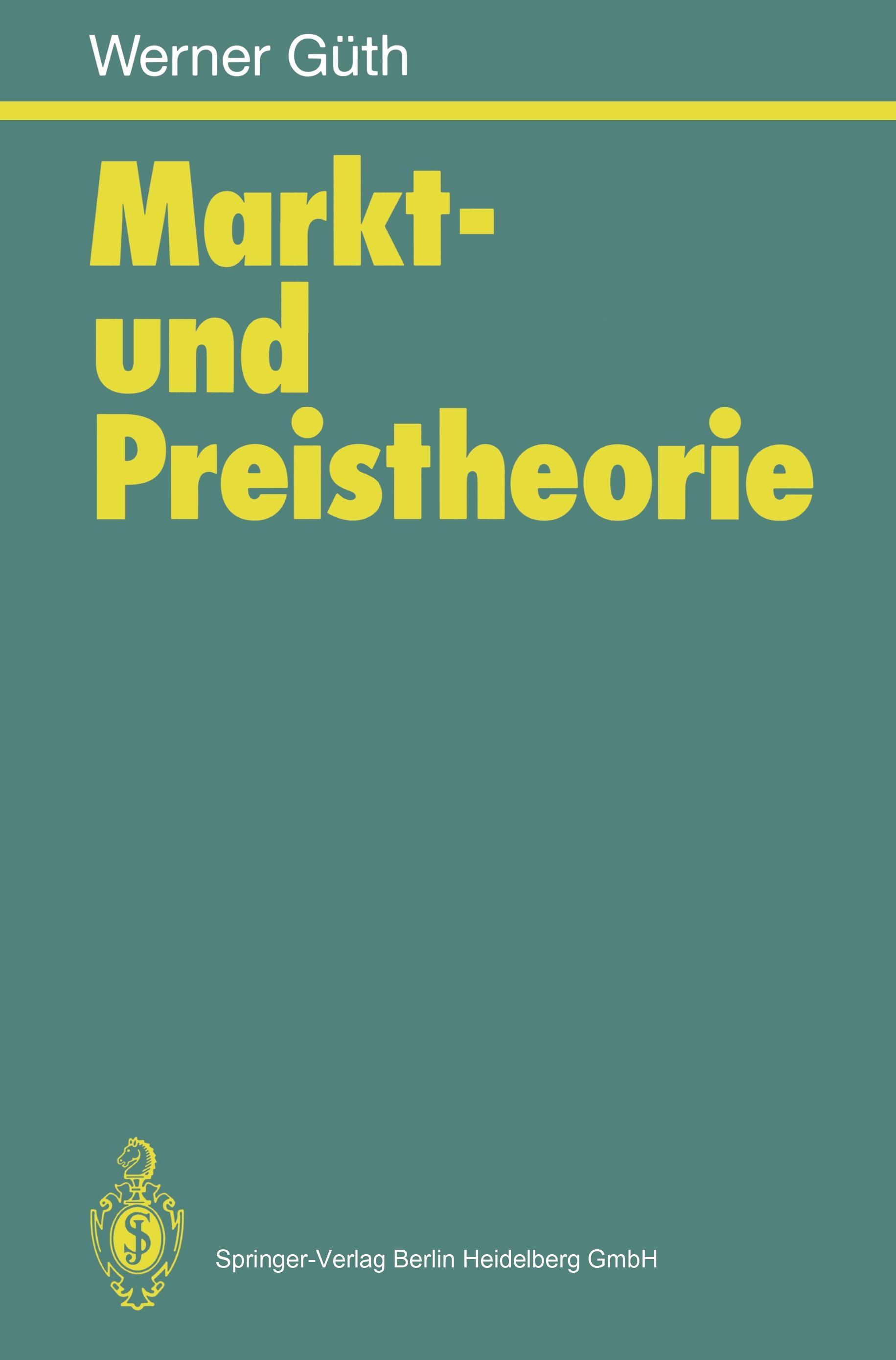 Markt- und Preistheorie