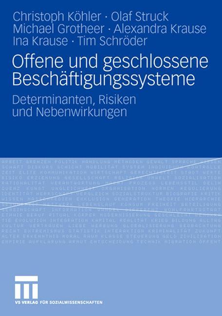 Offene und geschlossene Beschäftigungssysteme