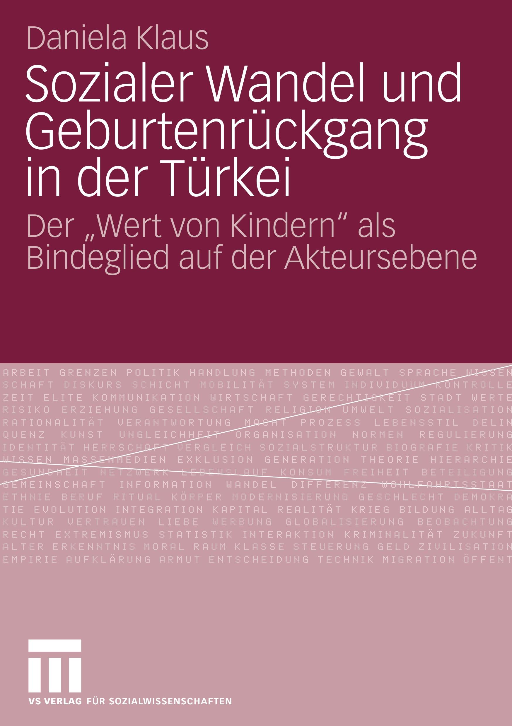 Sozialer Wandel und Geburtenrückgang in der Türkei