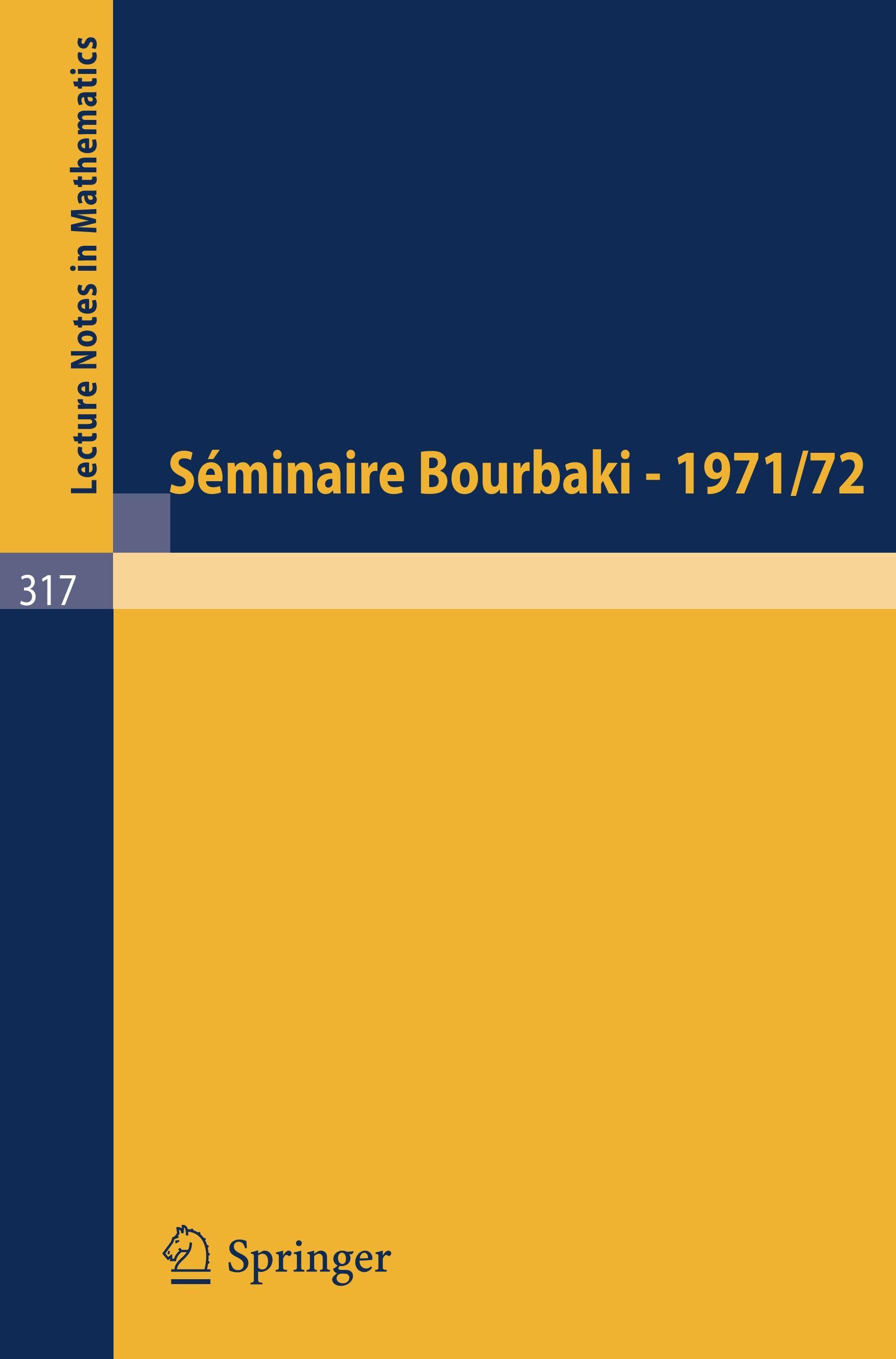 Séminaire Bourbaki