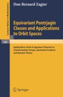 Equivariant Pontrjagin Classes and Applications to Orbit Spaces