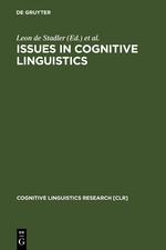 Issues in Cognitive Linguistics