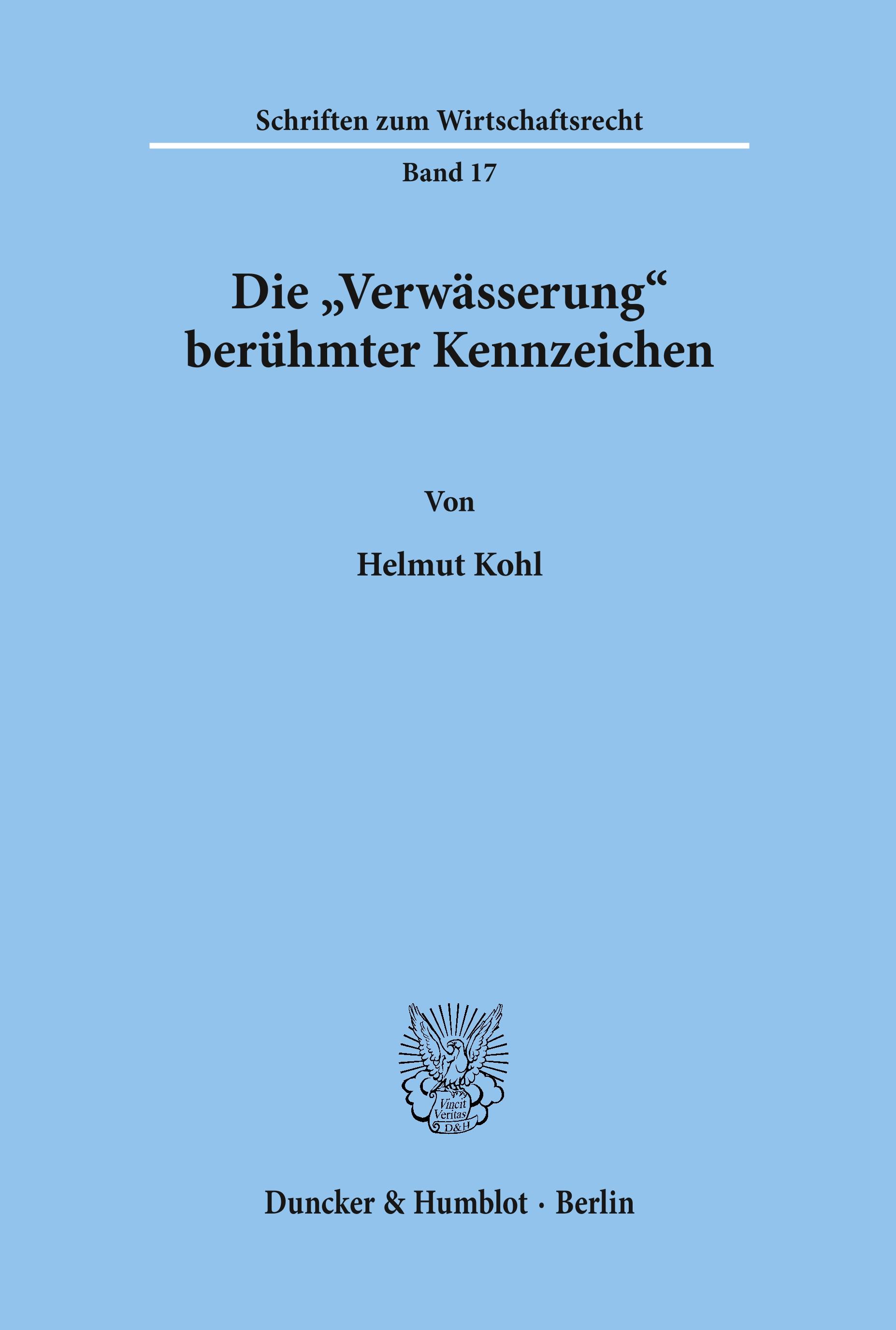 Die "Verwässerung" berühmter Kennzeichen.