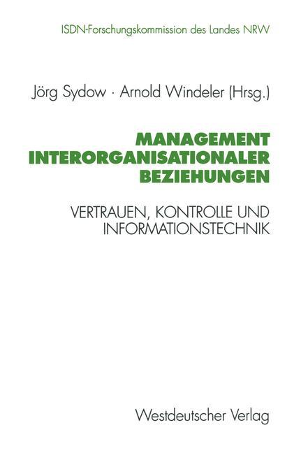 Management interorganisationaler Beziehungen