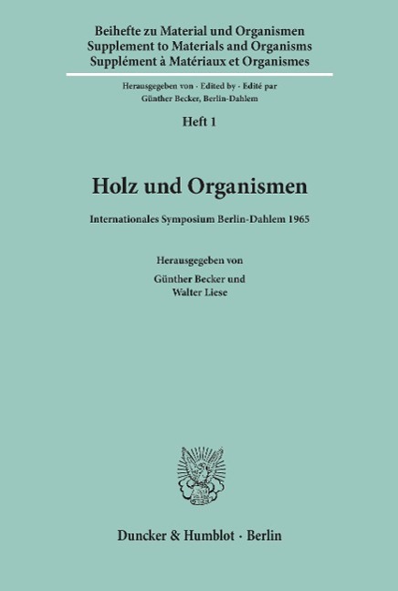 Holz und Organismen.