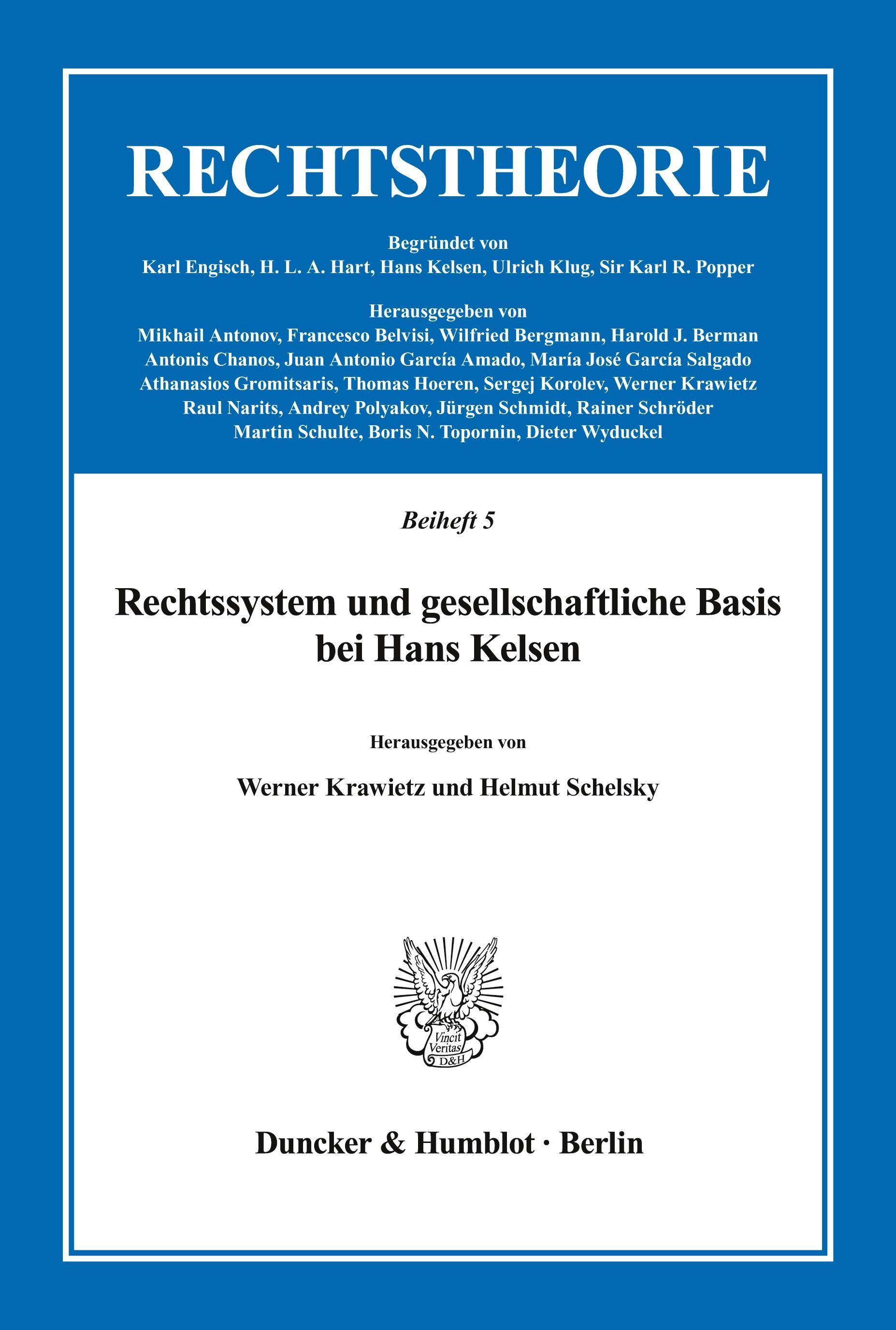 Rechtssystem und gesellschaftliche Basis bei Hans Kelsen.