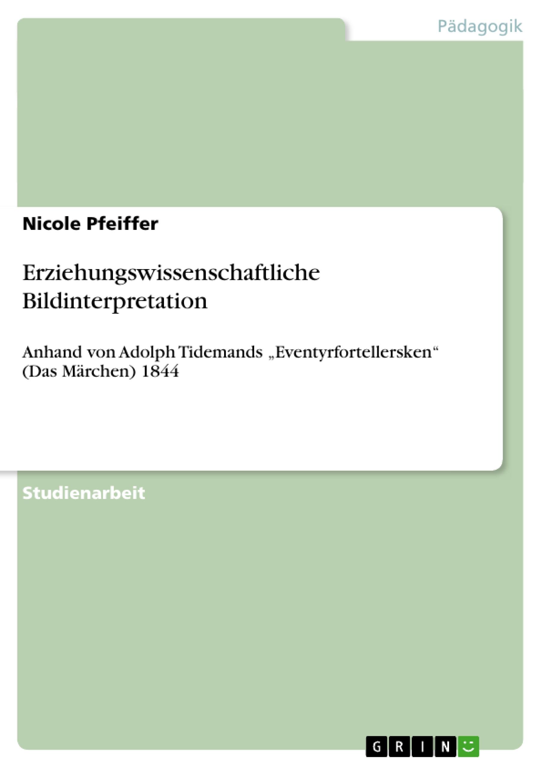 Erziehungswissenschaftliche Bildinterpretation