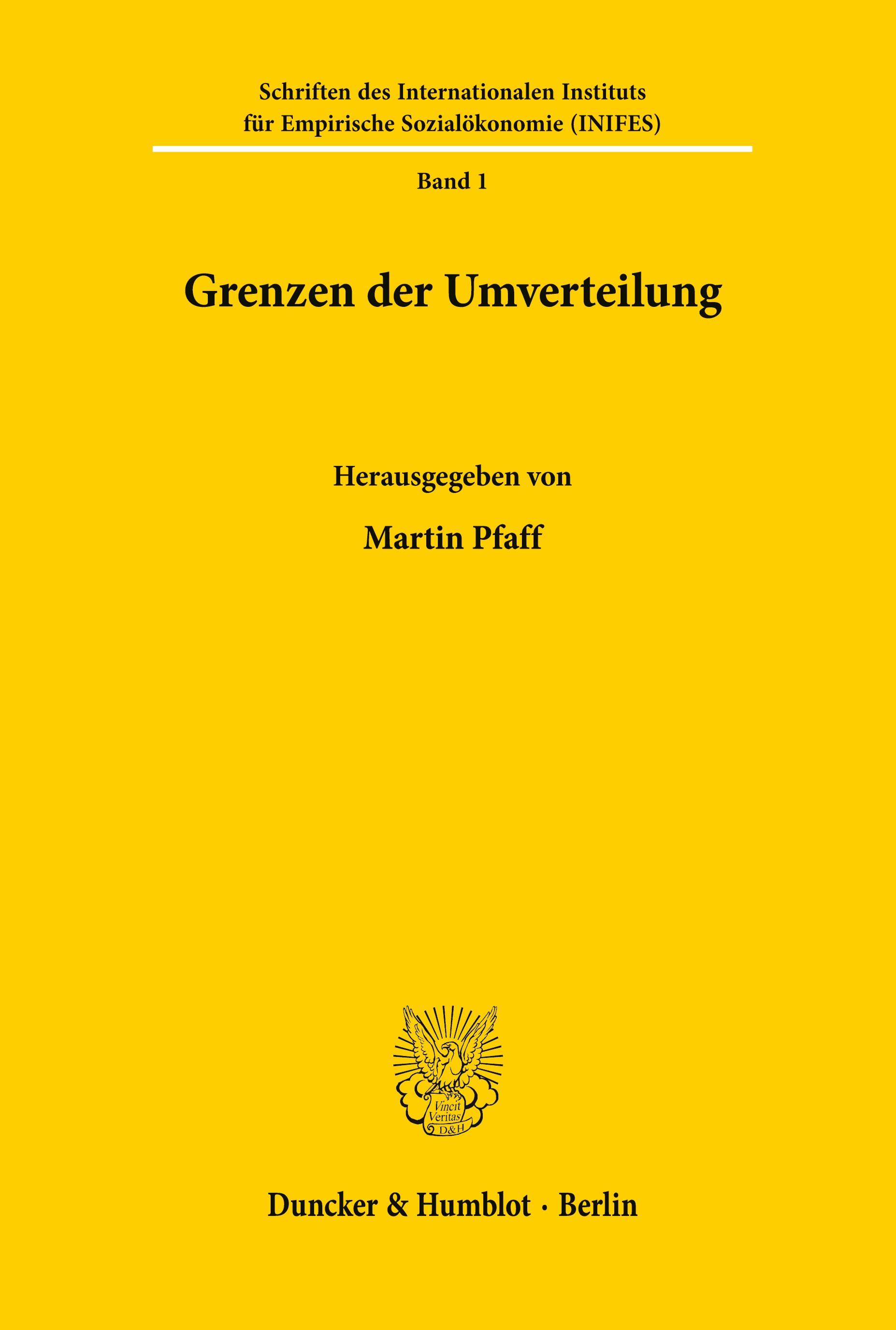 Die Grenzen der Verteilungs- und Sozialpolitik in einer stagnierenden bzw. wachsenden Wirtschaft.