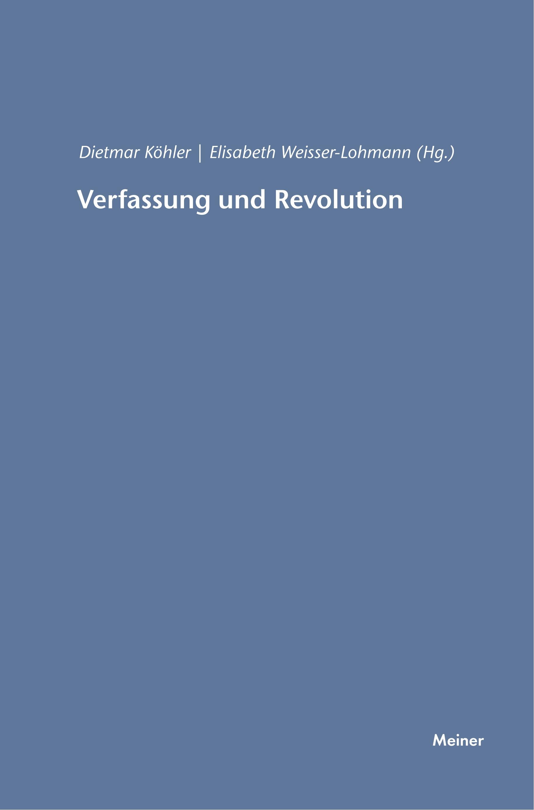 Verfassung und Revolution