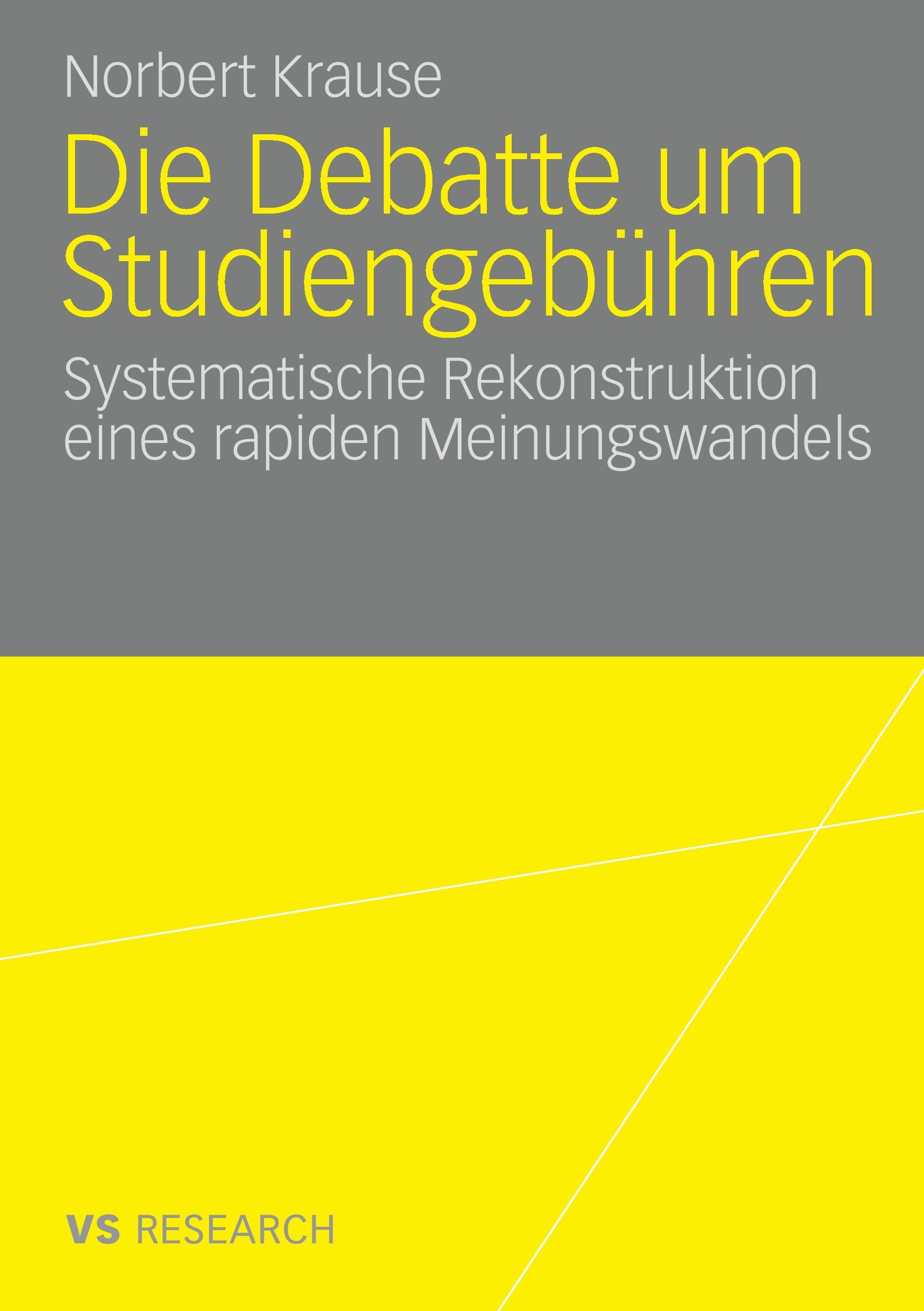 Die Debatte um Studiengebühren