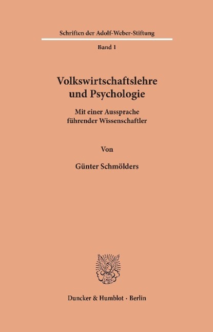 Volkswirtschaftslehre und Psychologie.