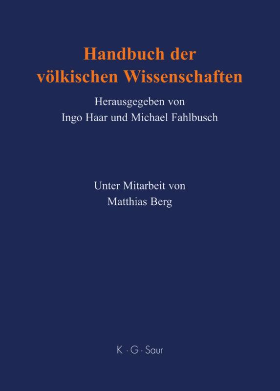 Handbuch der völkischen Wissenschaften