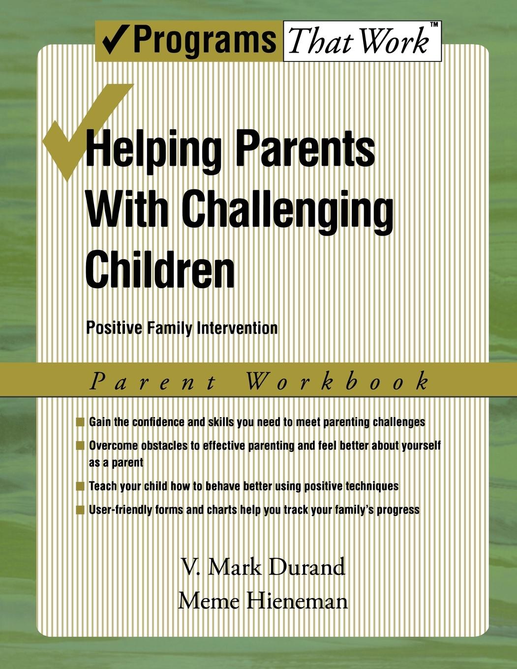 Helping Parents with Challenging Children, Parent Workbook