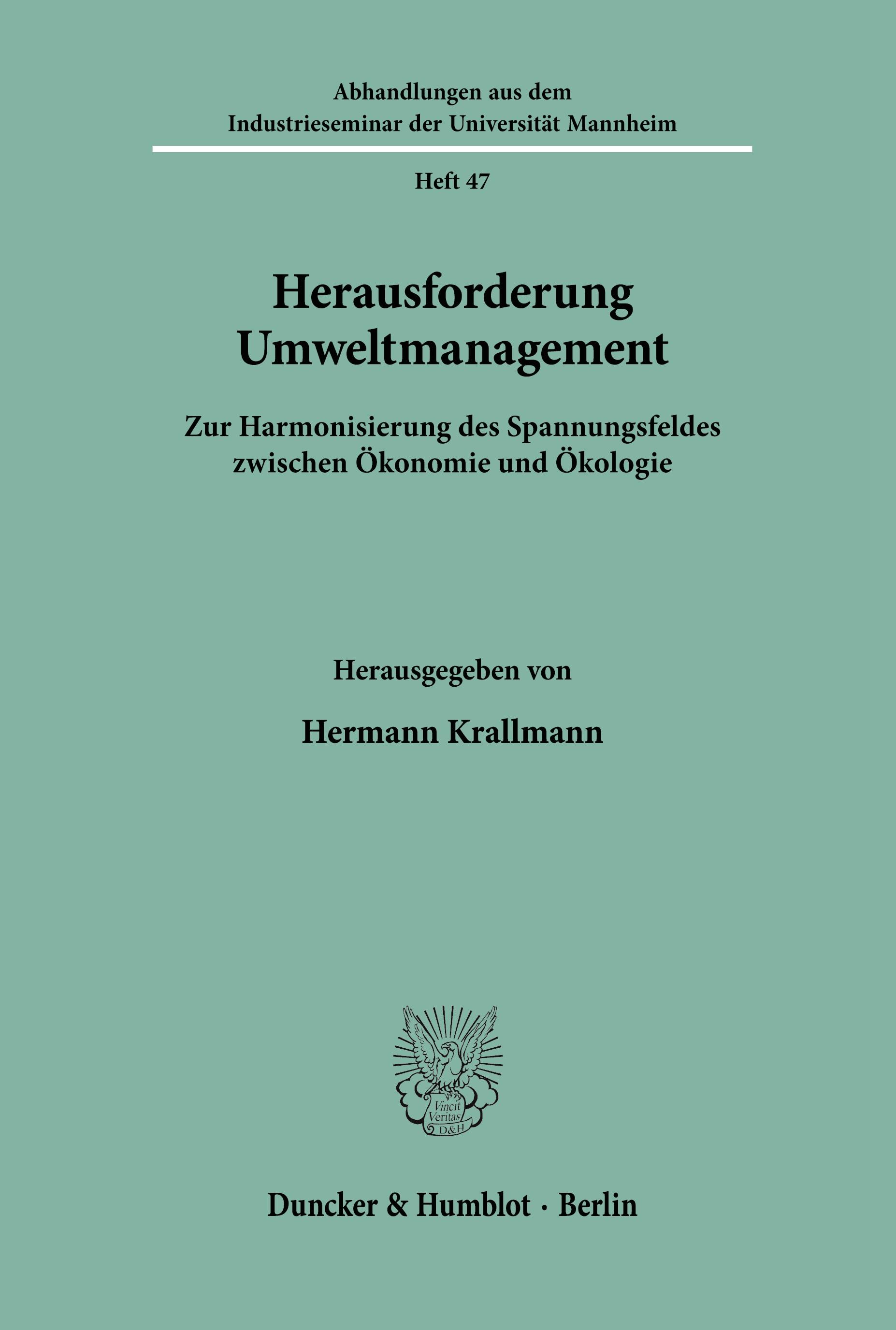 Herausforderung Umweltmanagement.