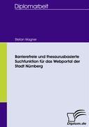 Barrierefreie und thesaurusbasierte Suchfunktion für das Webportal der Stadt Nürnberg