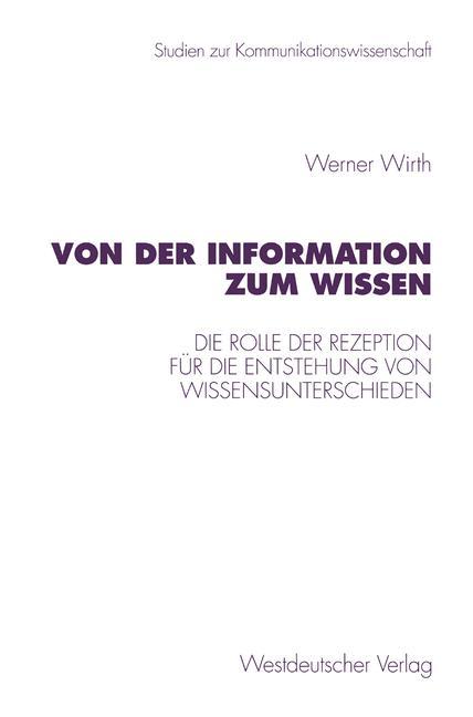 Von der Information zum Wissen