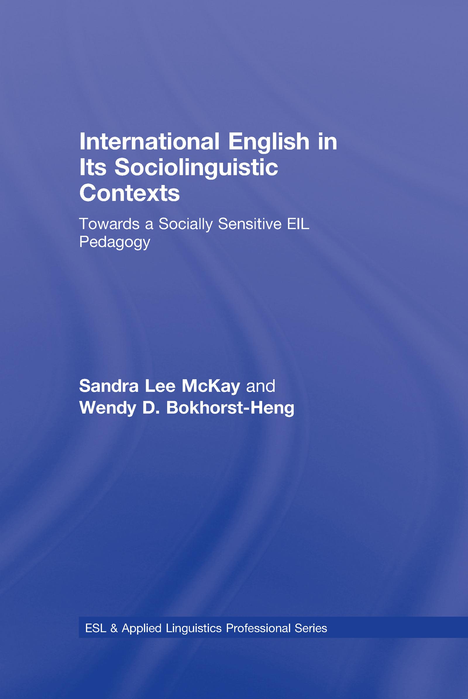 International English in Its Sociolinguistic Contexts