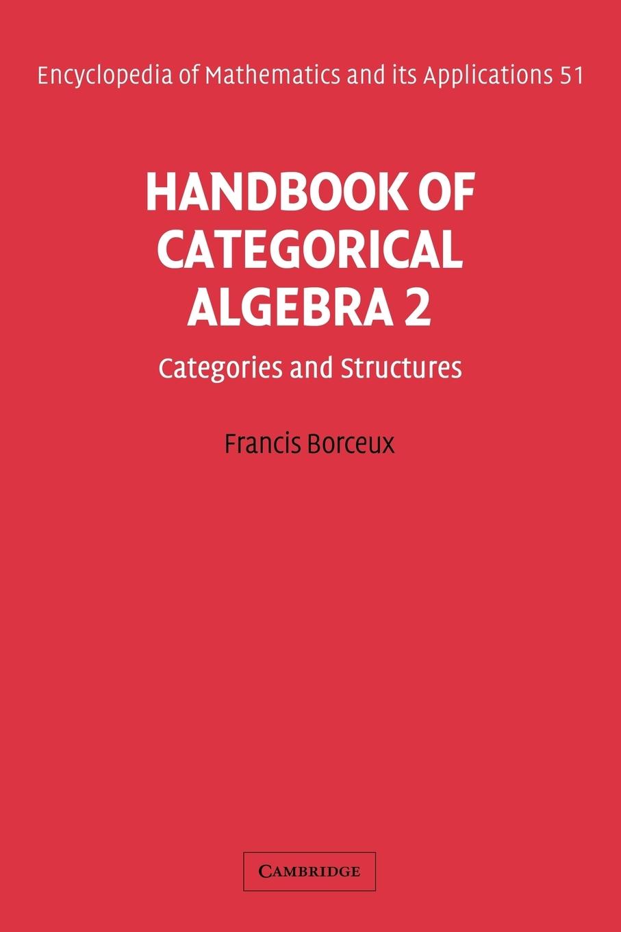 Handbook of Categorical Algebra