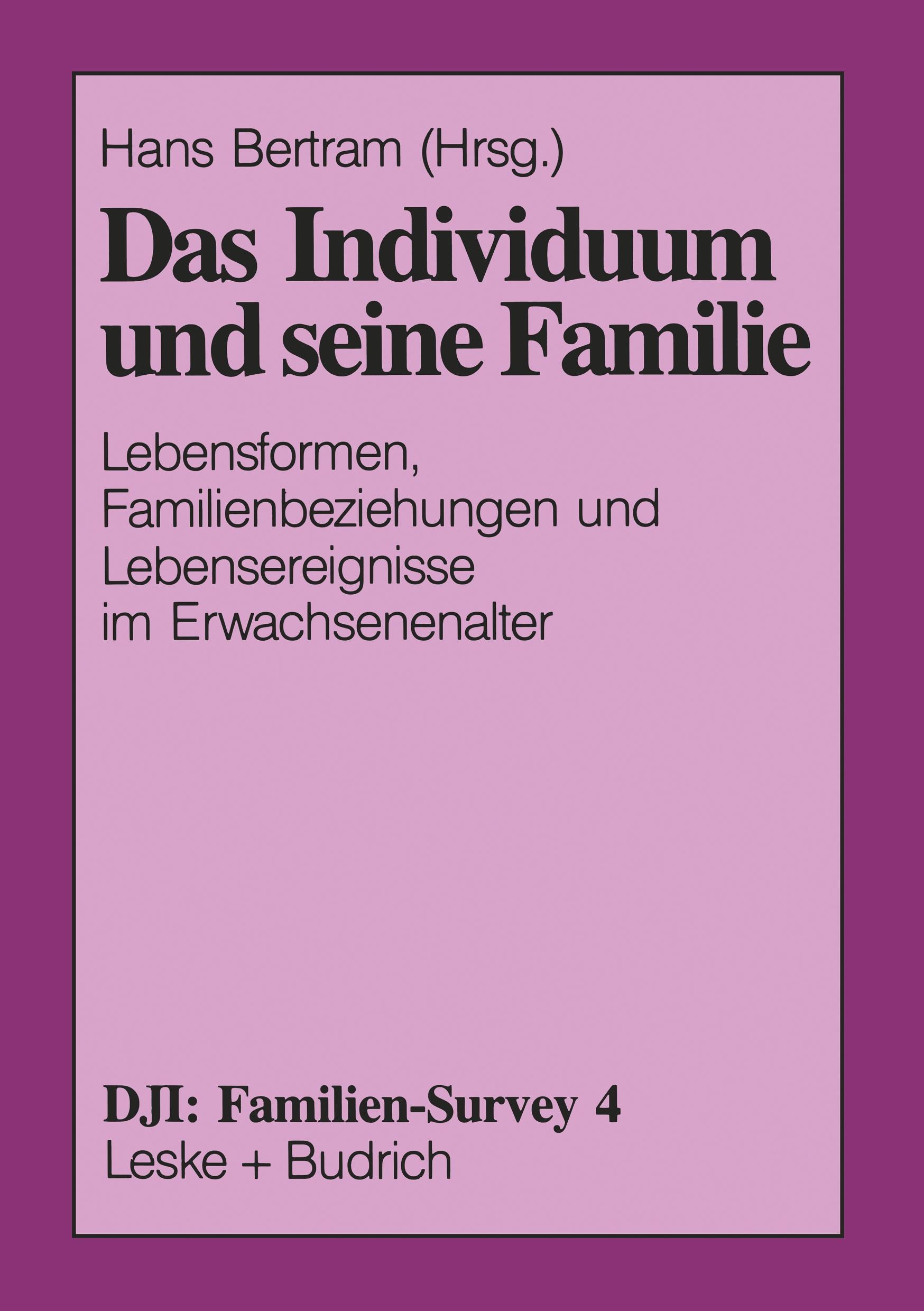 Das Individuum und seine Familie