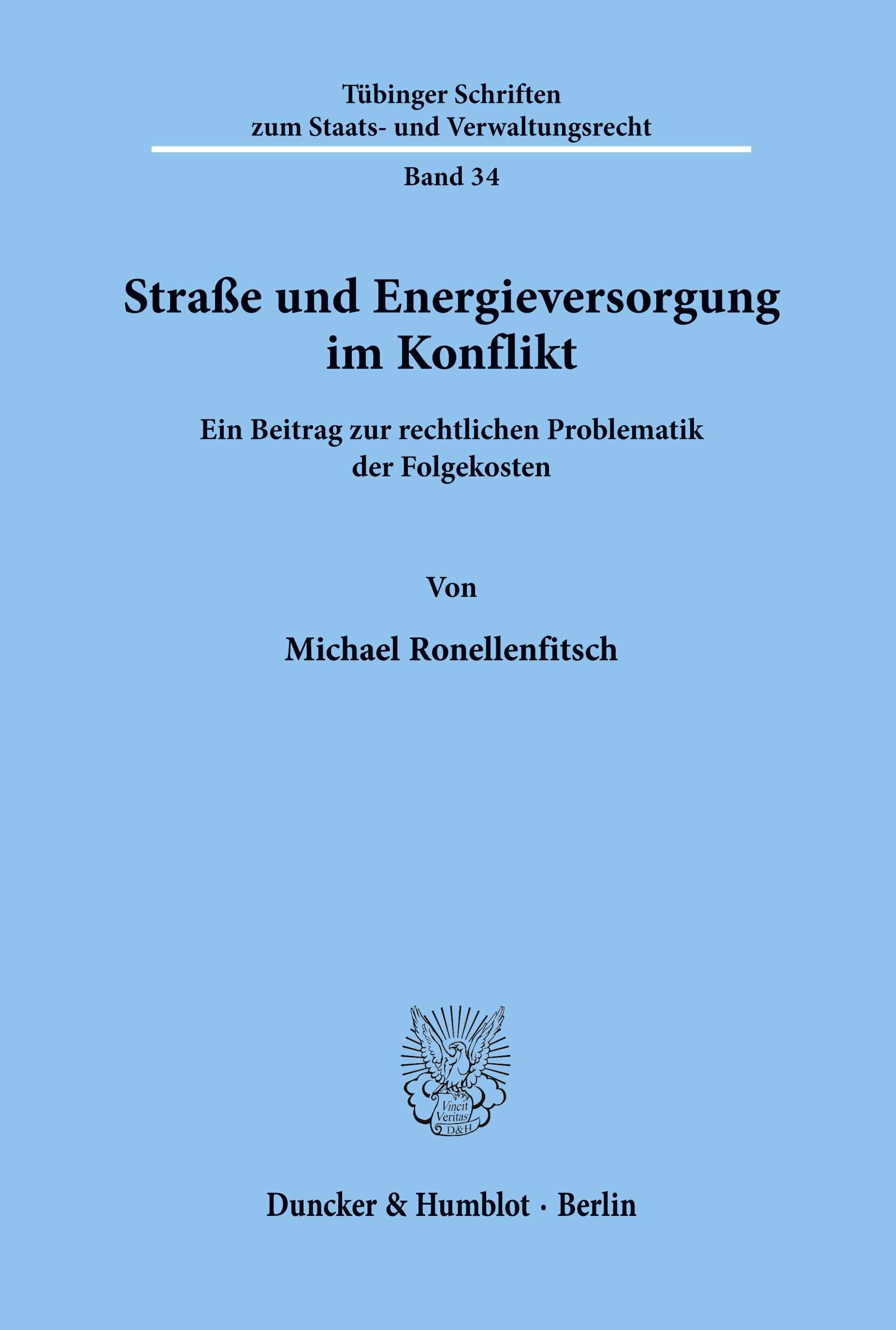 Straße und Energieversorgung im Konflikt.