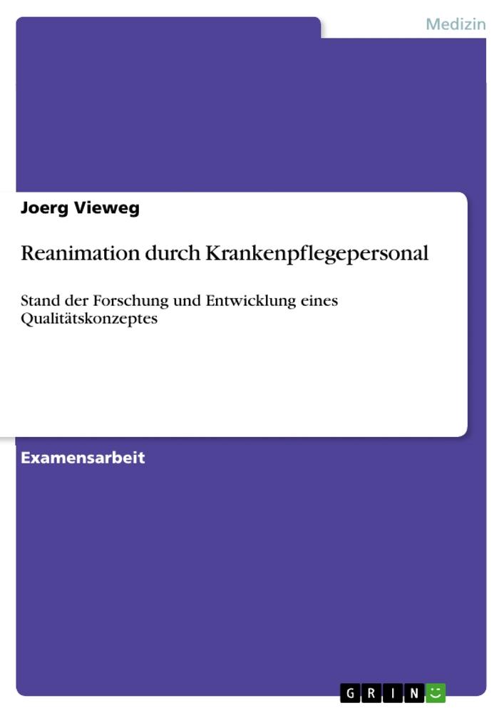 Reanimation durch Krankenpflegepersonal