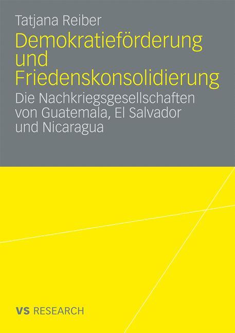 Demokratieförderung und Friedenskonsolidierung