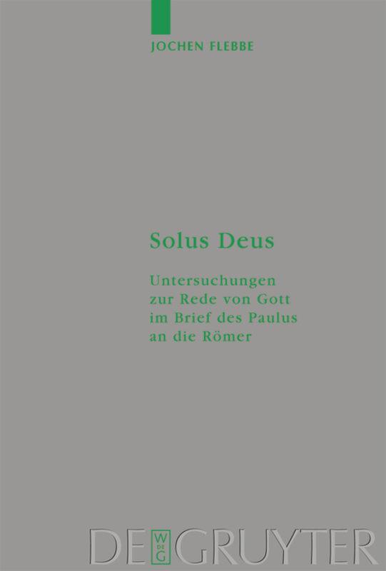 Solus Deus