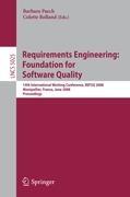 Requirements Engineering: Foundation for Software Quality