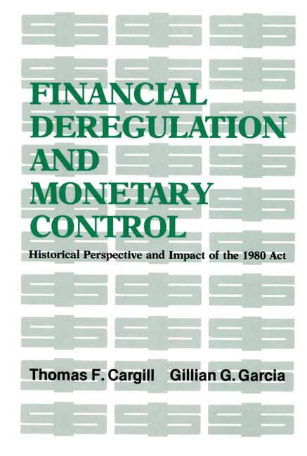 Financial Deregulation and Monetary Control