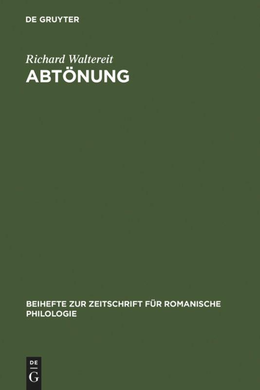 Abtönung