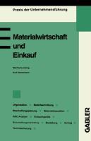 Materialwirtschaft und Einkauf