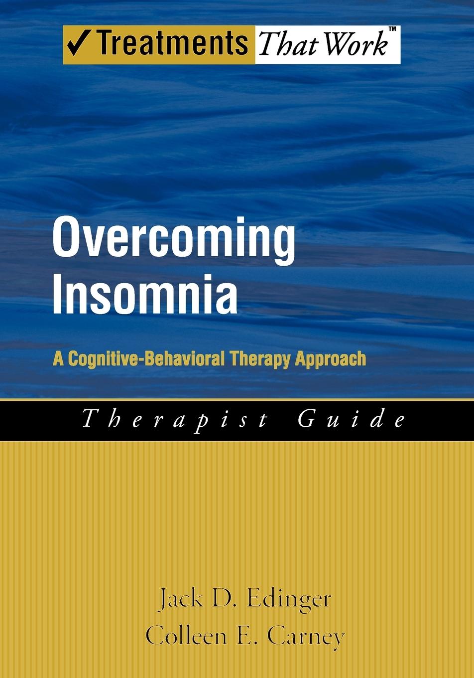 Overcoming Insomnia Therapist Guide