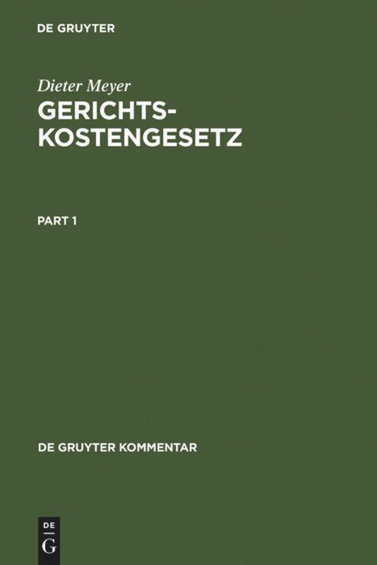 Gerichtskostengesetz