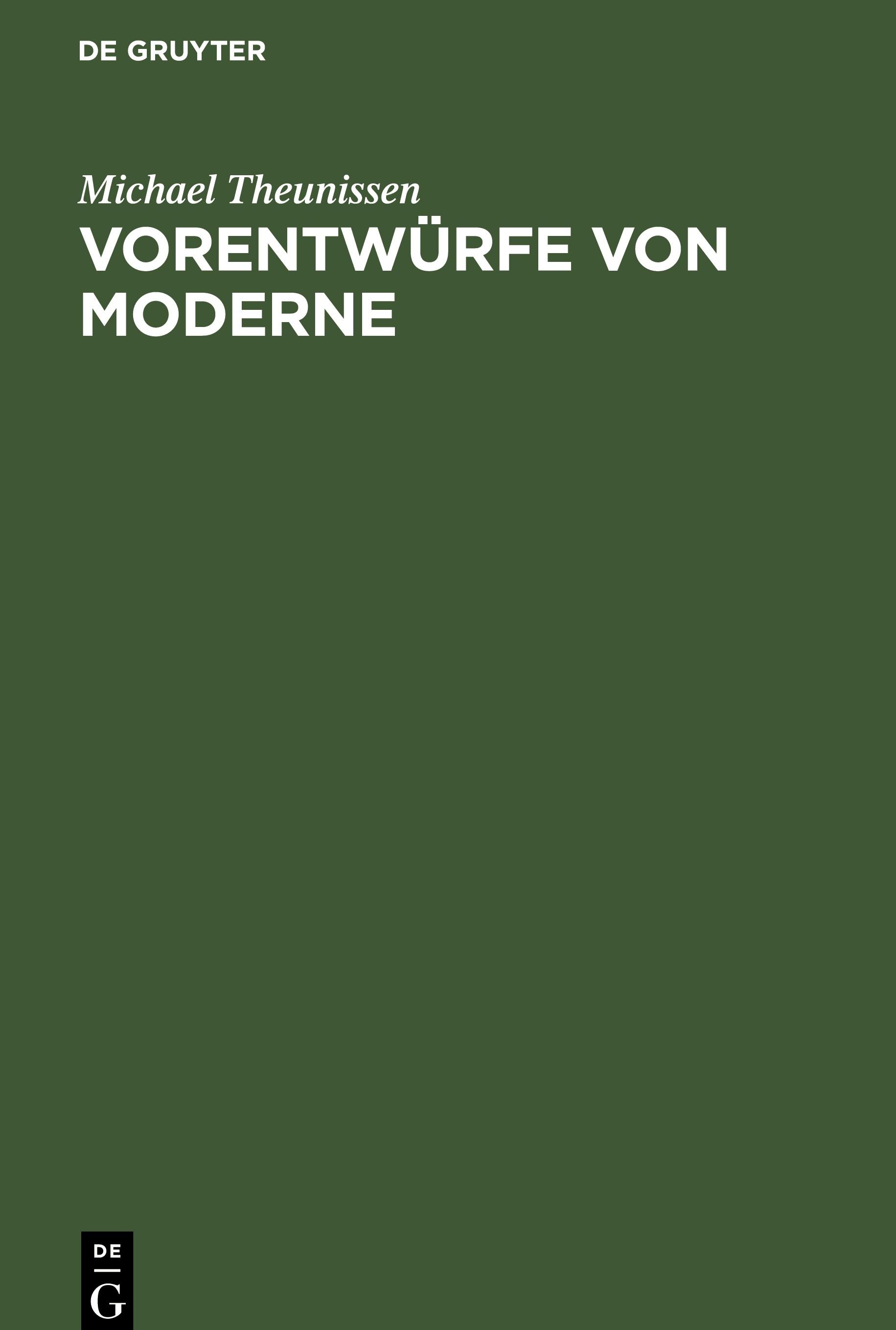 Vorentwürfe von Moderne