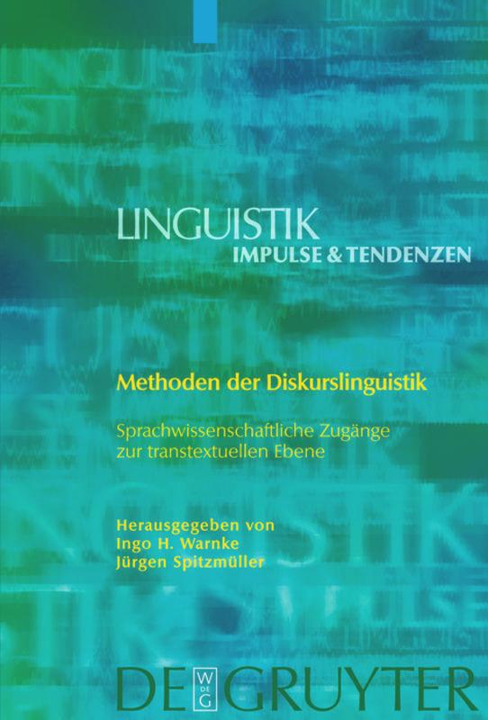 Methoden der Diskurslinguistik