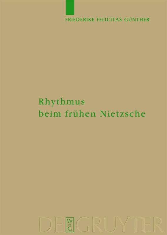 Rhythmus beim frühen Nietzsche