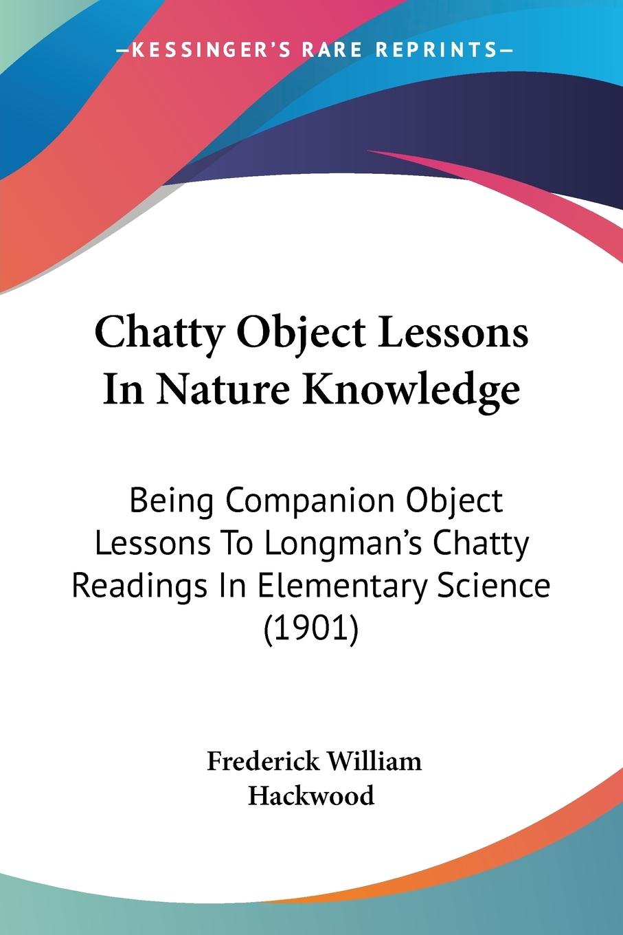 Chatty Object Lessons In Nature Knowledge