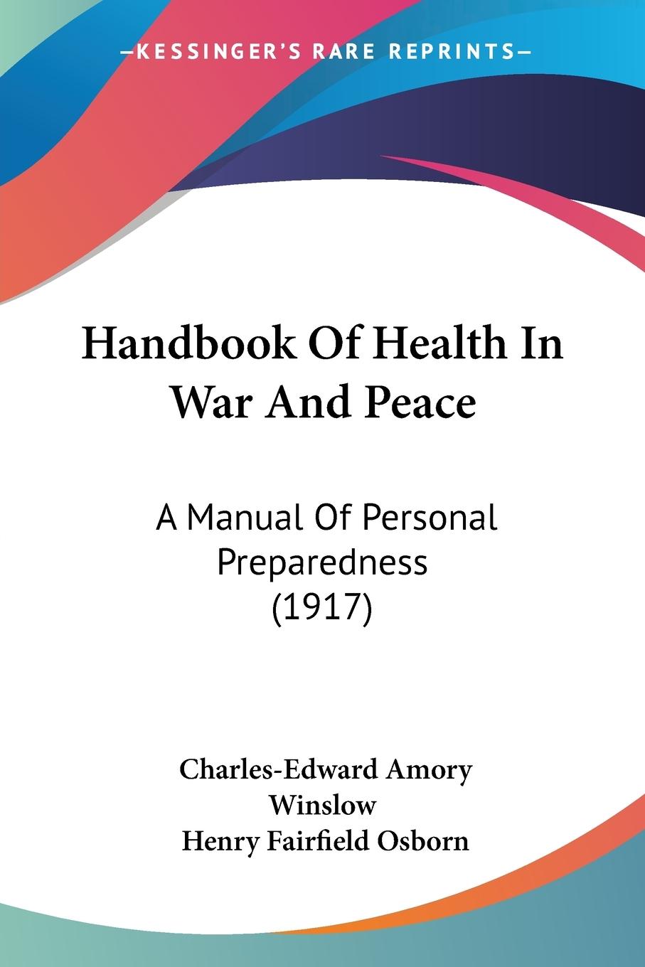 Handbook Of Health In War And Peace