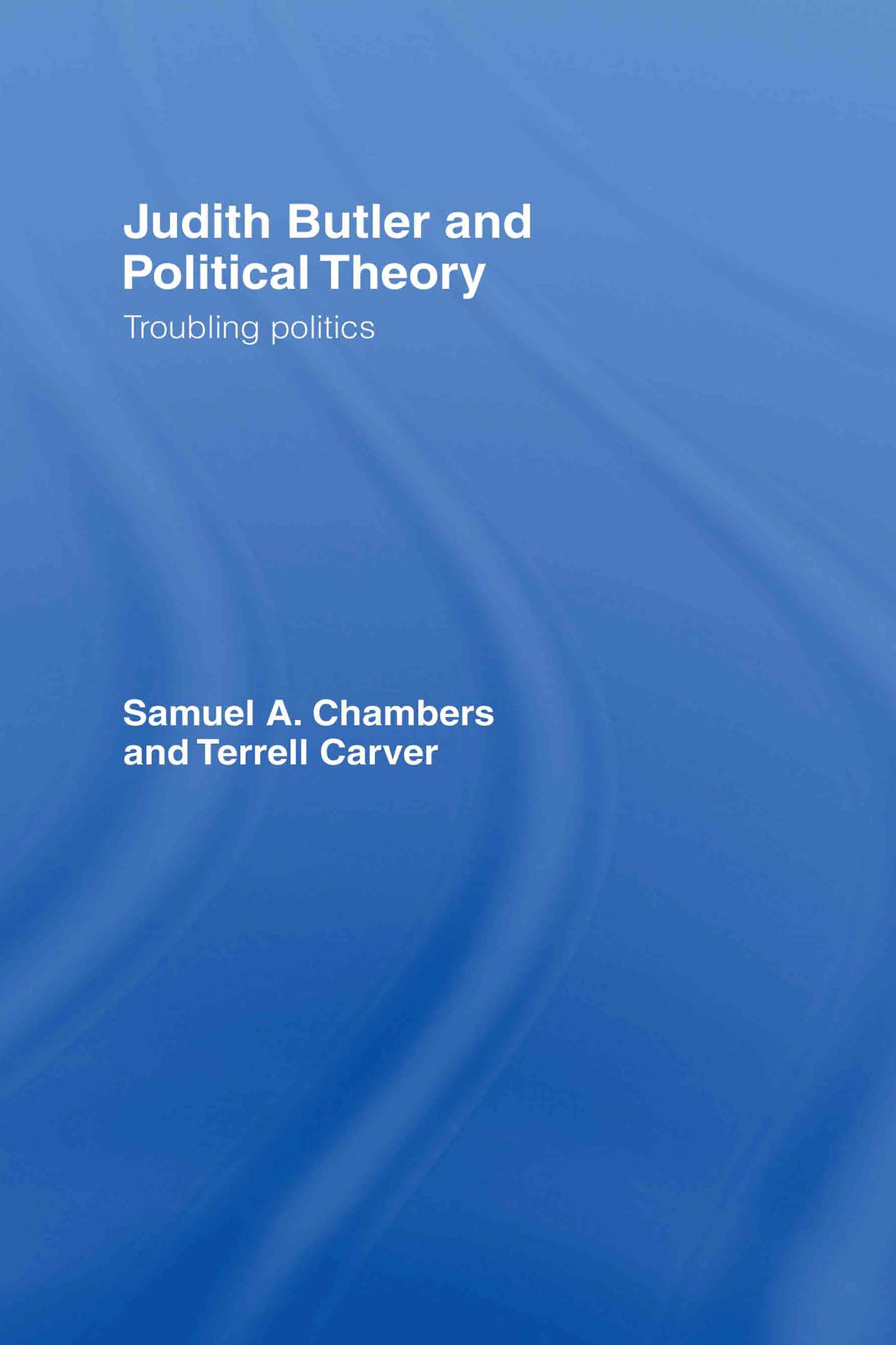 Judith Butler and Political Theory