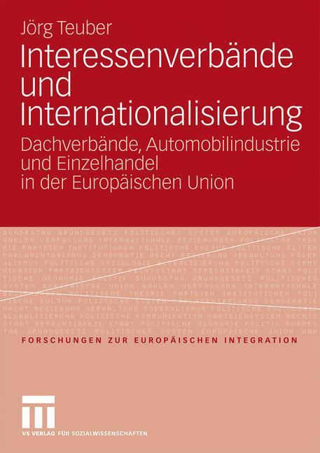 Interessenverbände und Internationalisierung