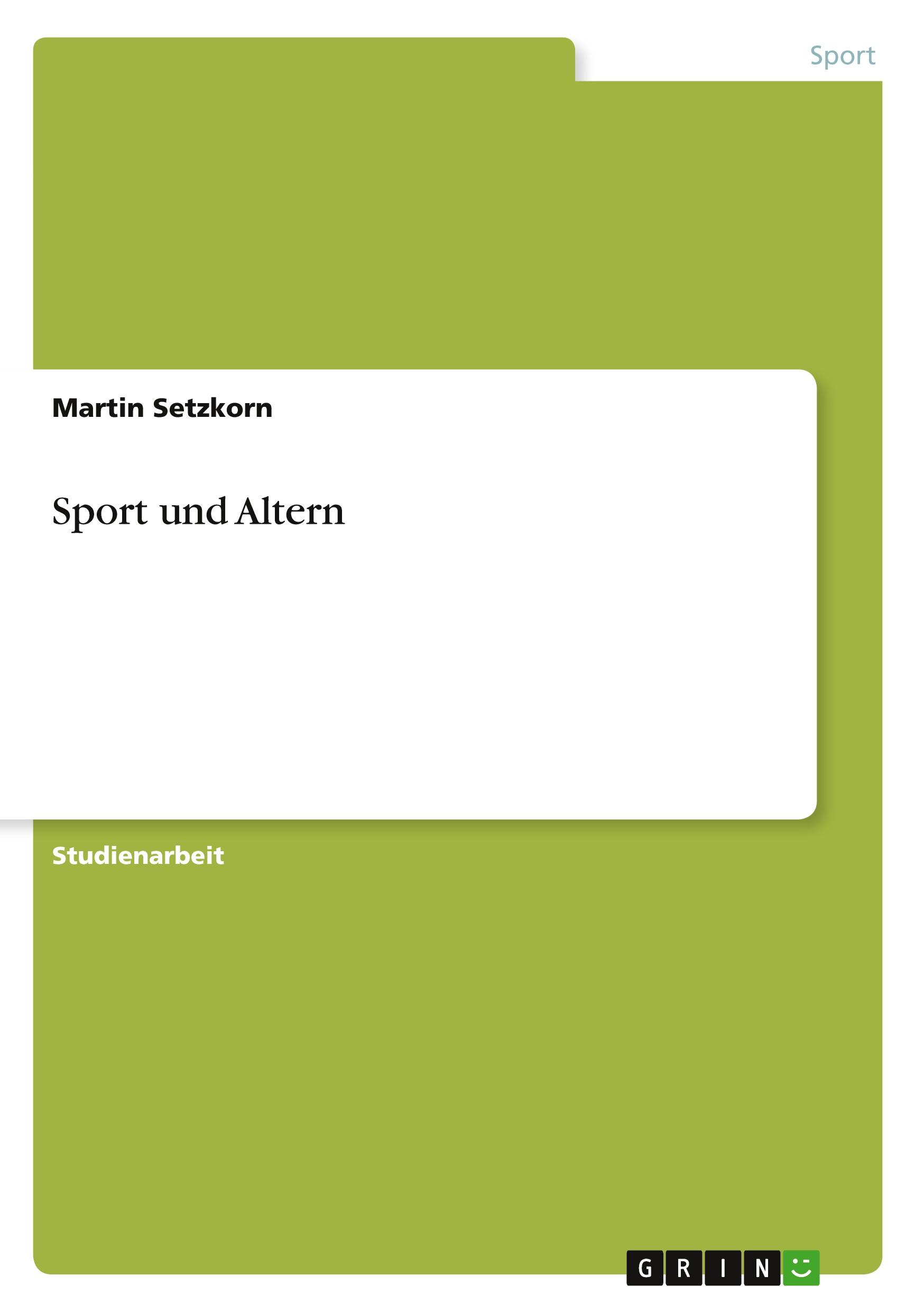 Sport und Altern