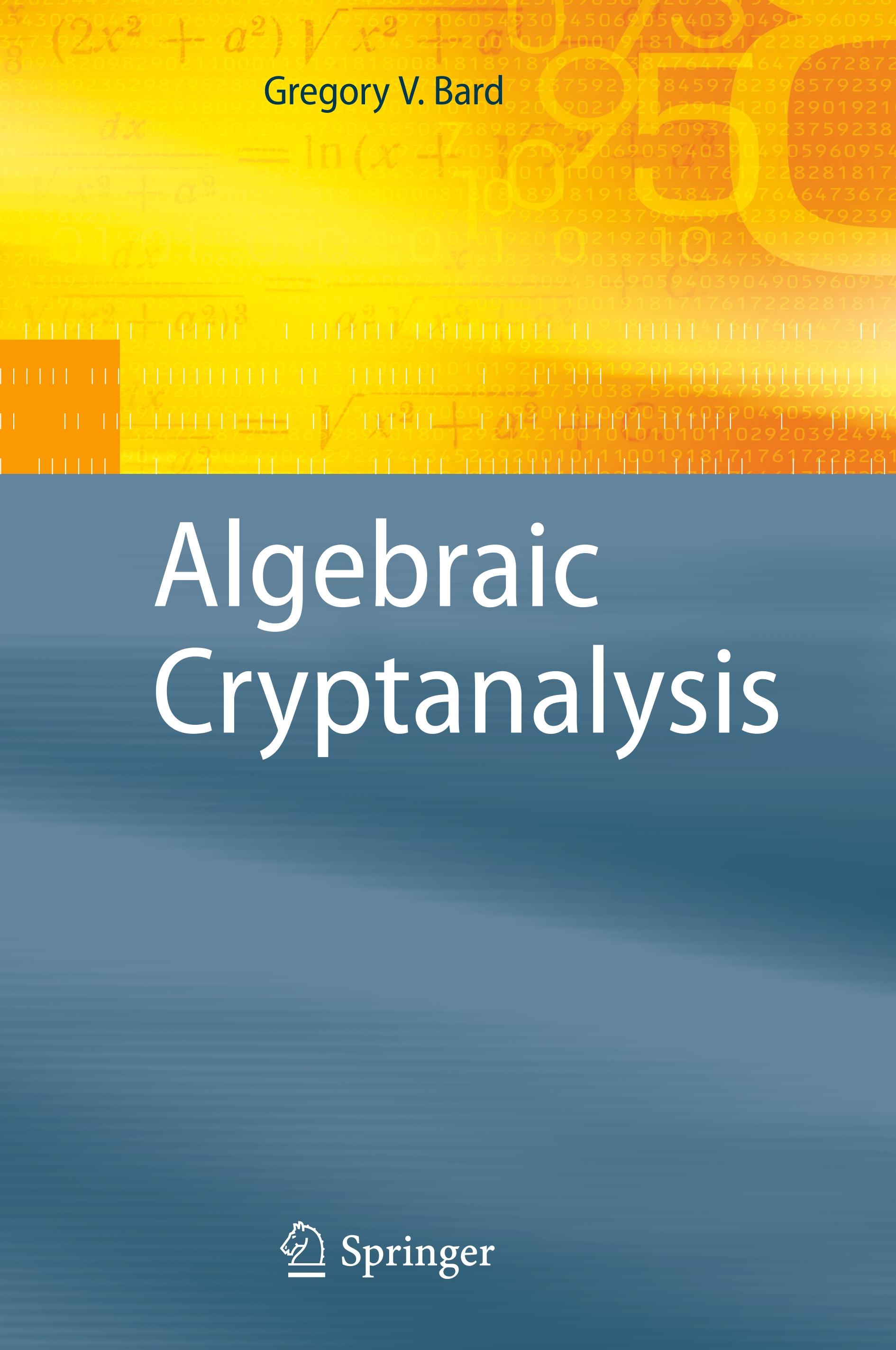 Algebraic Cryptanalysis