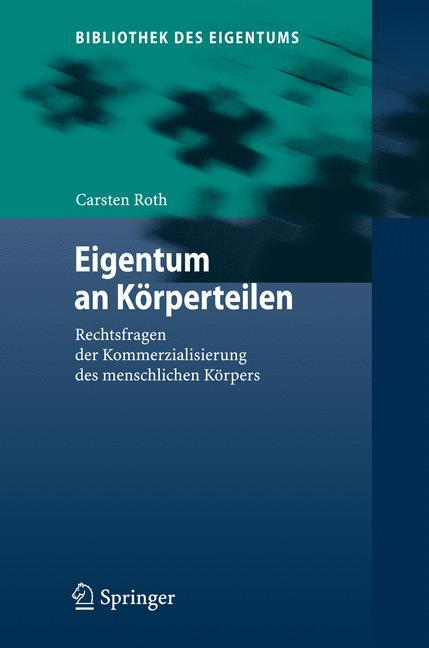 Eigentum an Körperteilen