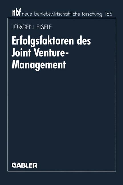 Erfolgsfaktoren des Joint Venture-Management