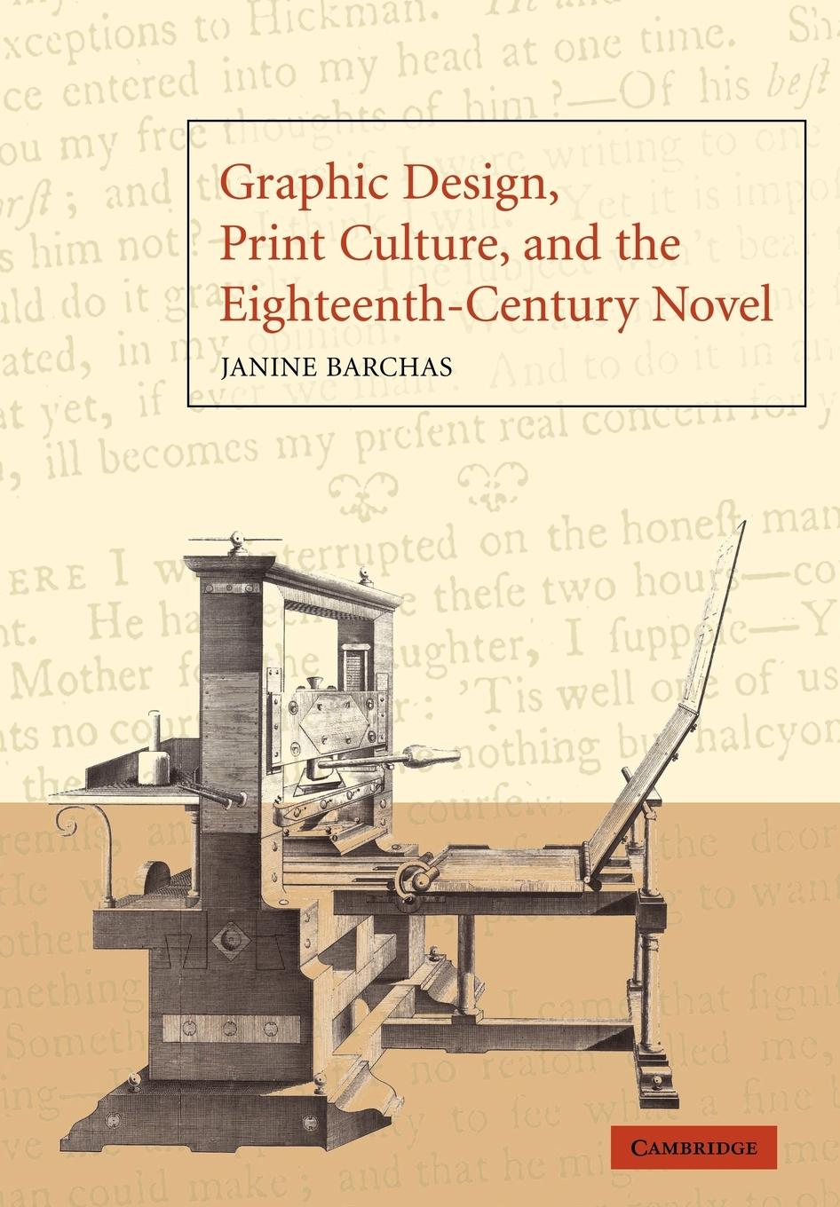 Graphic Design, Print Culture, and the Eighteenth-Century Novel