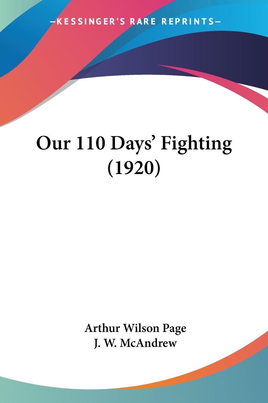 Our 110 Days' Fighting (1920)