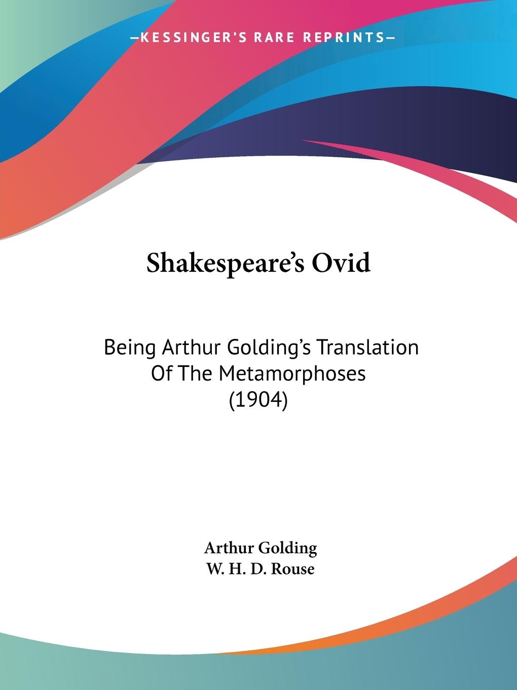 Shakespeare's Ovid