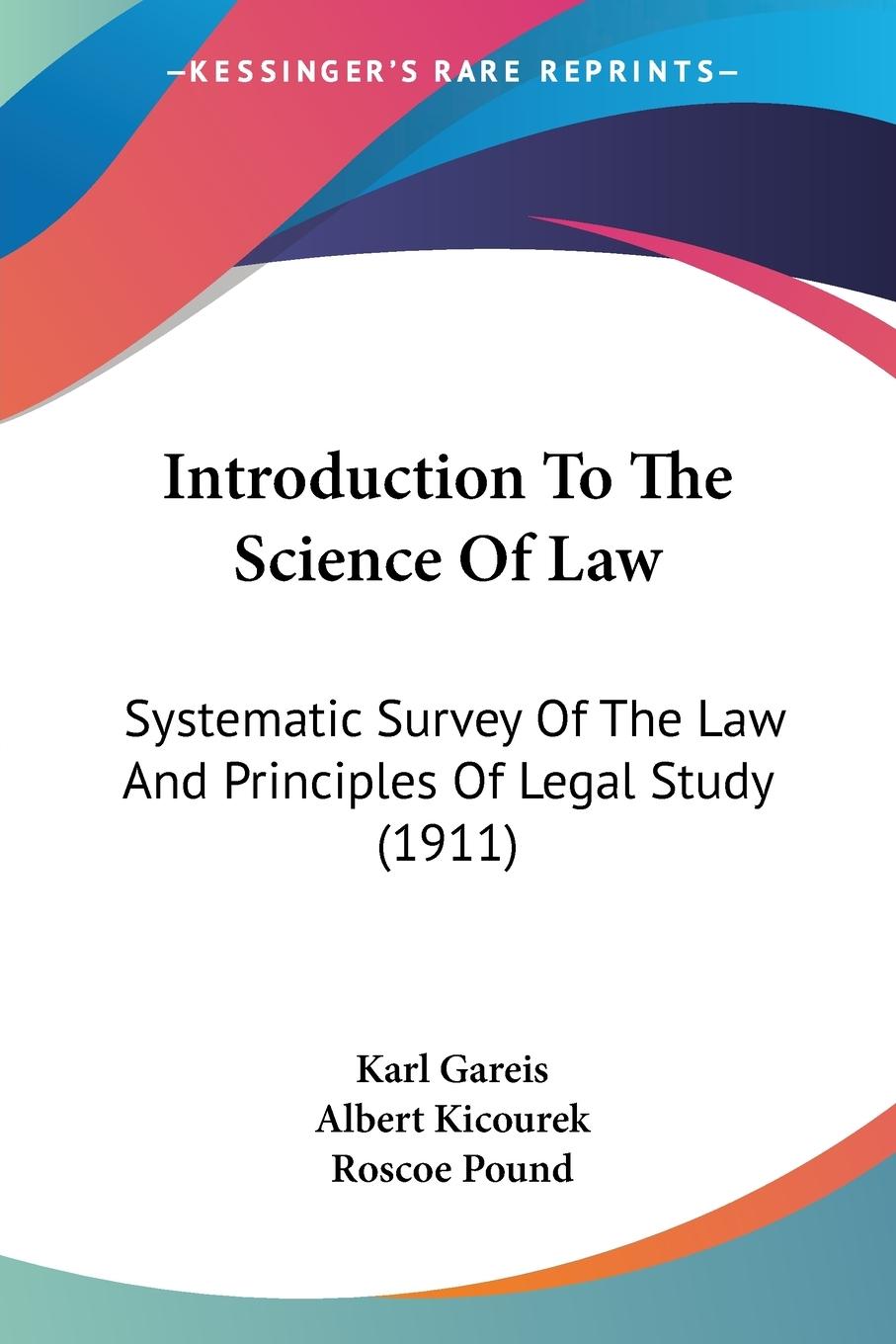 Introduction To The Science Of Law