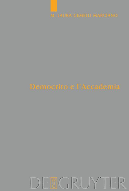 Democrito e l'Accademia