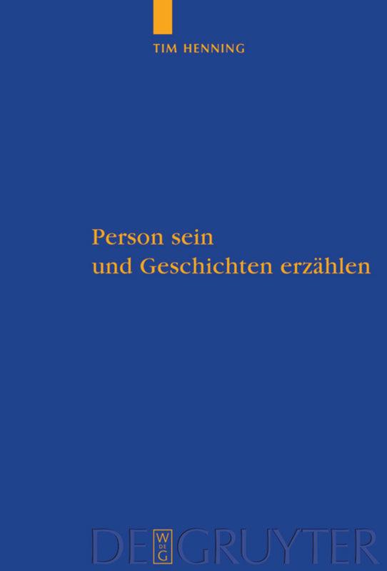 Person sein und Geschichten erzählen